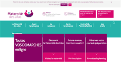 Desktop Screenshot of maternite-des-lilas.com